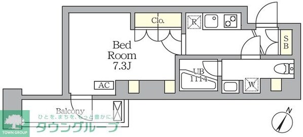 アジールコート三宿テラスの物件間取画像